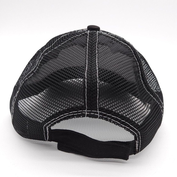 Pizza Hut Employee Uniform Mesh Strapback Hat Work Ball‎ Cap Black Gray Adult - Picture 5 of 7